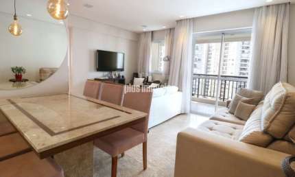 APARTAMENTO COM 69,0M²AU 2 DORMITÓRIOS, SENDO 1 SUITE, 2 VAGAS DEMARCADAS E  EXCELENTE LAZER