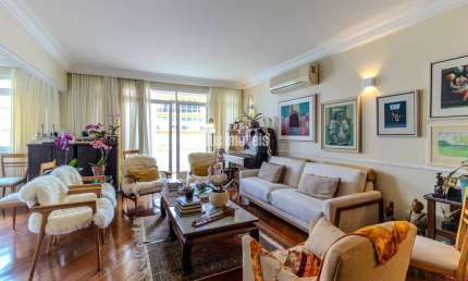 Cobertura Duplex 323 m², Higienópolis 4 dormitórios  sendo uma suíte máster .  3 vagas de garagem