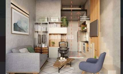 Studio Moderno na Planta com Mezanino - Ao Lado do Metrô Santa Cruz