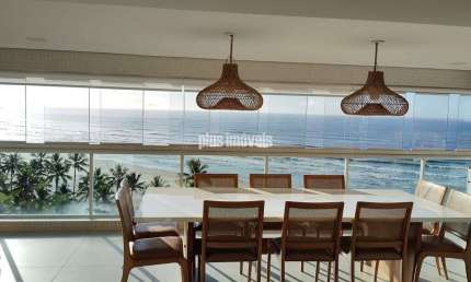 COBERTURA RIVIEIRA DE SÃO LOURENÇO, DE FRENTE PARA A PRAIA,VISTA DESLUMBRANTE  MOBILIADA