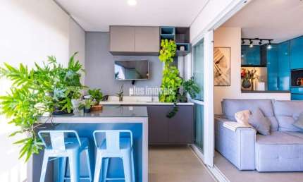 Apartamento Próximo a Escola Graduada com 78,0-m²au   1 Suíte 2 Vagas no Morumbi