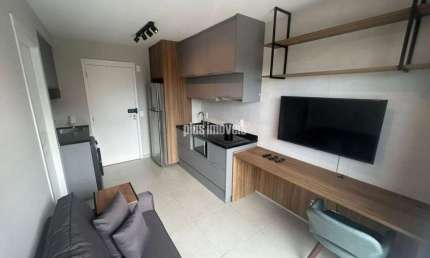 STUDIO MOBILIADO PROXIMO AO METRO E SHOPPING ELDORADO