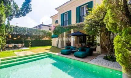 Jardim Guedala 627,0m²AC - 544,0m² Área de Terreno 4 Suítes,  4 Vagas scina
