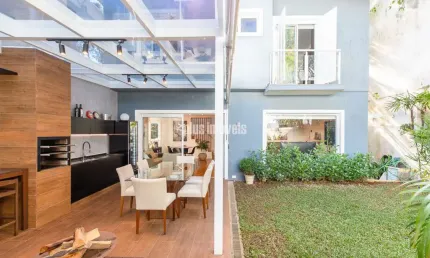 Casa em condomínio fechado com 4 quartos à venda na Rua São Benedito, 1108, Santo Amaro, São Paulo