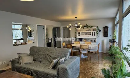 Apartamento reformado 134 m²,Higienópolis ,4 dormitórios , 2 vagas de garagem, px  shopping center