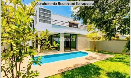 CONDOMÍNIO FECHADO  -  455,0M² ÁREA PRIVATIVA 3 SUÍTES  3 VAGAS DE GRAAGEM -  PISCINA