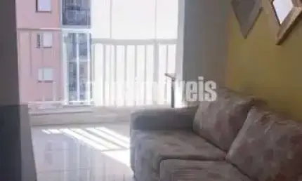 Apartamento com 1 dormitorio 33 mts, varanda fechada com vidro