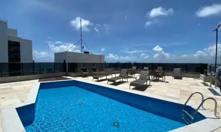 Apartamento em Boa Viagem com 40m suíte pronto para morar