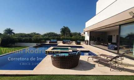 Casa em Condomínio para Venda em Porto Feliz, Fazenda Alvorada, 5 dormitórios, 5 suítes, 8 banheiros, 4 vagas