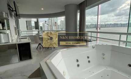 Apartamento para locação com Hidromassagem vista mar , Centro, Balneário Camboriú, SC