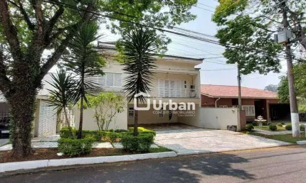 Casa com 4 quartos para alugar, 400 m² por r$ 12.000/mês - granja viana - são paulo ii - cotia/sp