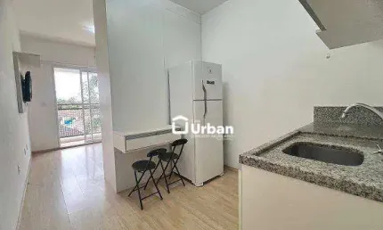 Apartamento com 1 dormitório, 28 m² - venda por R$ 329.980,00 ou aluguel por R$ 2.814,00/mês - Granja Viana - Cotia/SP