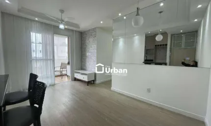 Apartamento com 2 dormitórios para alugar, 52 m² por r$ 2.600/mês - gramado - cotia/sp