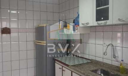 Apartamento de 1 quarto com 1 vaga de garagem à venda em Praia Grande-SP, Tupi: 55,00 m² de área!