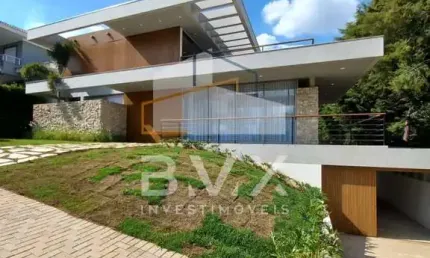 Casa de luxo em condomínio: 5 quartos, 5 suítes, 3 salas, 6 banheiros, 4 vagas, 704m² no Parque Reserva Fazenda Imperial, Sorocaba-SP.