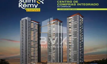 Venda saint remy residence e galerie, const. planeta, c/ centro de compras integrado, 98 m², 3 dorm (2 suítes), 2 vagas, campolim, sorocaba