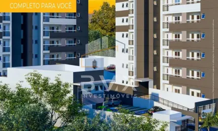 Apartamento 61,11 m² - Condomínio JR CAMPOLIM II, 2 dormit (1 suíte), varanda gourmet, com piso, lazer completo, 1 vaga. Jd. S. Carlos - Sorocaba