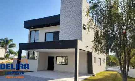 Lindo sobrado a venda em Atibaia com 4 suítes dentro de condomínio