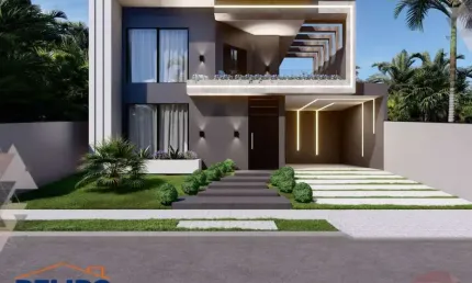 Casa com cozinha integrada a área gourmet em Atibaia