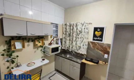 Kitnet mobiliada com água, luz e internet – terra preta/sp