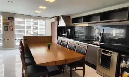 Apartamento Mobiliado para Venda em São Paulo, Parque da Mooca, 3 dormitórios, 3 suítes, 5 banheiros, 3 vagas