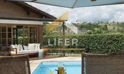 Casa em condomínio fechado com 3 quartos à venda na rua passeio do horizonte, 120, curral, ibiúna, 458 m2 por r$ 1.800.000