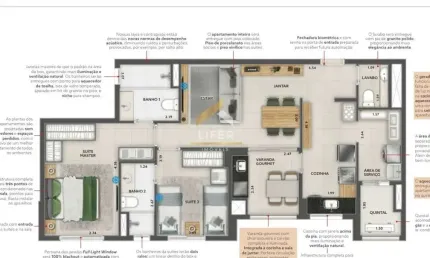 Apartamento com 2 quartos à venda na Rua Hermínio Cézar, 57, Jardim Proença, Campinas, 84 m2 por R$ 877.000