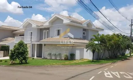 Casa em condomínio fechado com 4 quartos à venda na avenida presidente juscelino kubitschek de oliveira, 901, parque brasil 500, paulínia, 370 m2 por r$ 2.000.000