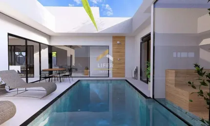 Casa em condomínio fechado com 4 quartos à venda na avenida presidente juscelino kubitschek de oliveira, 901, parque brasil 500, paulínia, 265 m2 por r$ 2.590.000