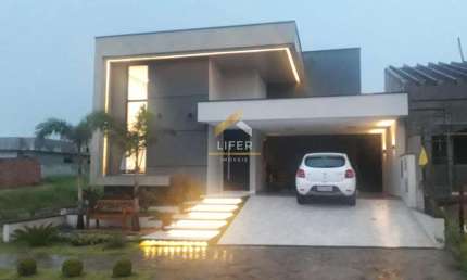 Casa em condomínio fechado com 3 quartos à venda na Sete, 641, Residencial Parque Bela Vista, Monte Mor, 184 m2 por R$ 890.000