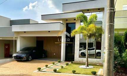 Casa em condomínio fechado com 3 quartos à venda na Reino Unido, 1990, Jardim Golden Park Residence, Hortolândia, 160 m2 por R$ 1.350.000
