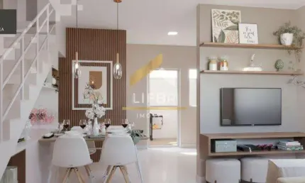 Casa em condomínio fechado com 2 quartos à venda na Flor de Liz, 633, Jardim São Sebastião, Hortolândia, 64 m2 por R$ 359.900