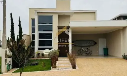 Casa em condomínio fechado com 3 quartos à venda na Reino Unido, 1990, Jardim Golden Park Residence, Hortolândia, 168 m2 por R$ 1.530.000