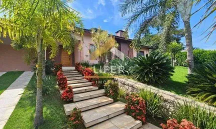 Casa em condomínio fechado com 3 quartos à venda na Estrada da Boiada, 179, Marambaia, Vinhedo, 348 m2 por R$ 2.790.000