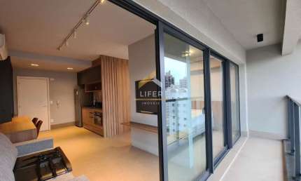 Apartamento com 1 quarto para alugar na Rua Maria Monteiro, 536, Cambuí, Campinas, 42 m2 por R$ 5.000