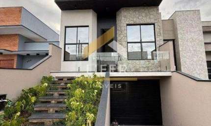 Casa em condomínio fechado com 3 quartos à venda na Dois, 15, Jardins do Império, Indaiatuba, 258 m2 por R$ 1.390.000