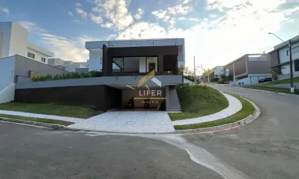 Casa em condomínio fechado com 3 quartos à venda na rua joão ubiali, 588, chácaras silvania, valinhos, 310 m2 por r$ 2.850.000