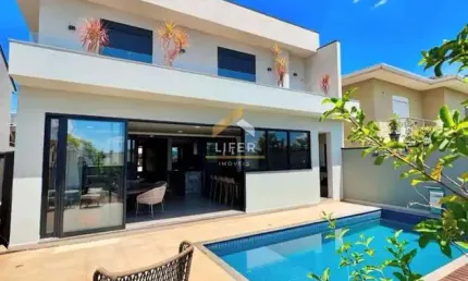 Casa em condomínio fechado com 4 quartos para alugar na Avenida Dermival Bernardes Siqueira, 010, Swiss Park, Campinas, 298 m2 por R$ 18.000