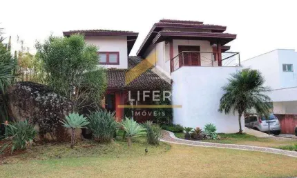 Casa em condomínio fechado com 4 quartos para alugar na estrada do jequitibá km 2,500, 1750, pinheiro, valinhos, 344 m2 por r$ 11.500