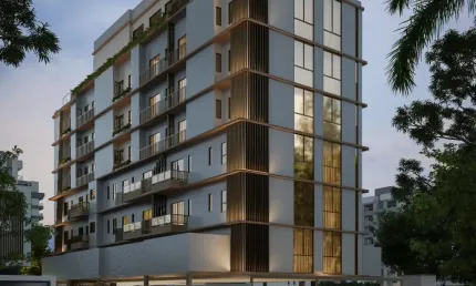 Residencial  Lançamento com Apartamento de três quartos.