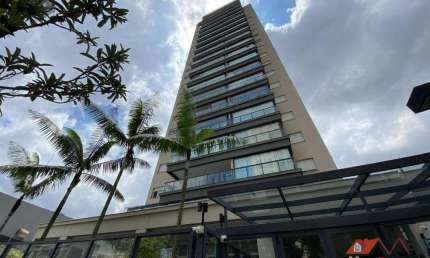 Apartamento com 1 dormitório para alugar, 77 m² por R$ 7.637,83/mês - Chácara Santo Antônio - São Paulo/SP