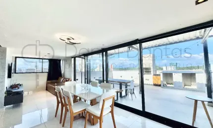 Cobertura linear em lagoa nova, com espaço gourmet, 100% planejada. oportunidade!