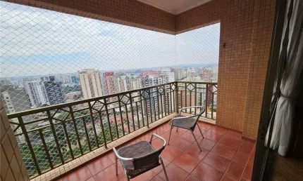 Apartamento 100m² mobiliado, 3 quartos, sendo 1 suite na Vila Bastos em Santo André