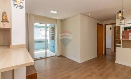 Apartamento de 60m² com 2 dormitórios ( 1 suíte)  e 2 vagas de garagem na Vila Valparaíso, Santo André