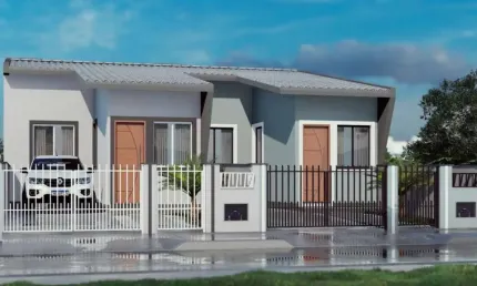 Casa com 2 quartos à venda na Galileu Galilei, 11, Barra do Aririú, Palhoça, 50 m2 por R$ 350.000