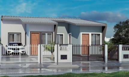 Casa com 2 quartos à venda na Galileu Galilei, 11, Barra do Aririú, Palhoça, 50 m2 por R$ 350.000
