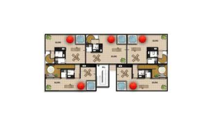 Cobertura duplex com Jacuzzi privativa, com 2 quartos e vaga privativa coberta