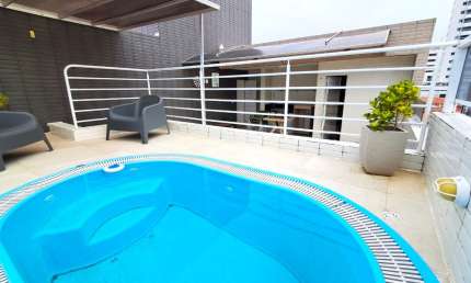 OPORTUNIDADE Cobertura duplex MOBILIADA com piscina privativa Tambauzinho. Próx Espaço Cultural