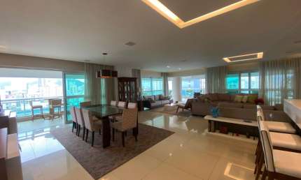 Apartamento alto padrão, vista mar, 360 m², 4 suítes, varanda gourmet no Gonzaga1