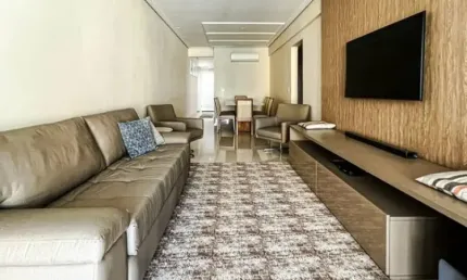 Apartamento com 4 quartos, 153 m², varanda gourmet, vista mar no Itararé!